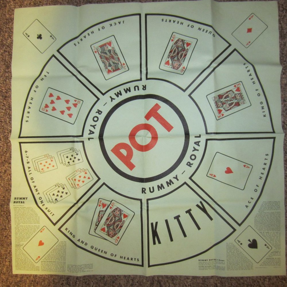 VINTAGE-WHITMAN RUMMY ROYAL (MICHIGAN) BOARD GAME